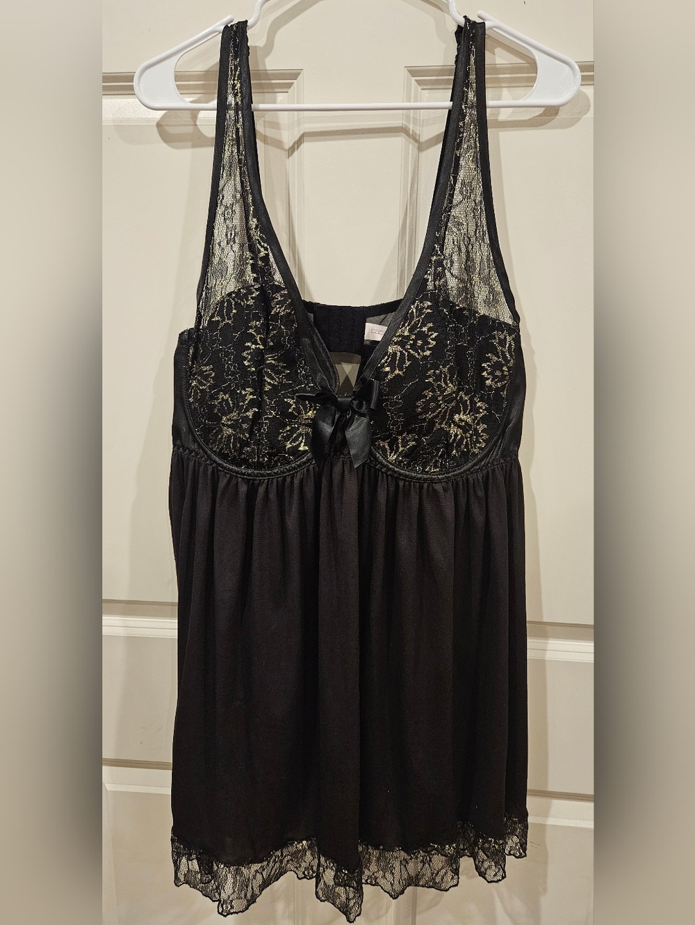Lane Bryant/Cacique Lace Ruffle Babydoll